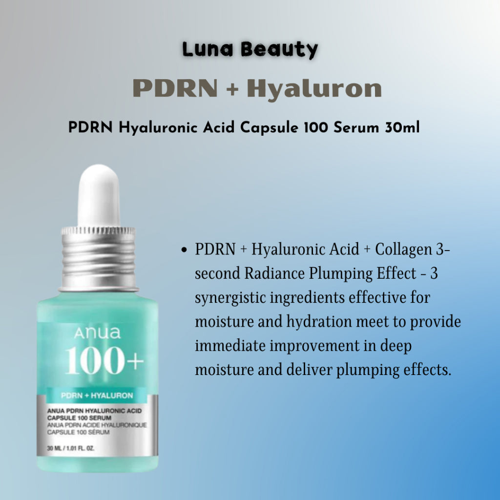 Anua - Sérum PDRN Capsules d'Acide Hyaluronique 100