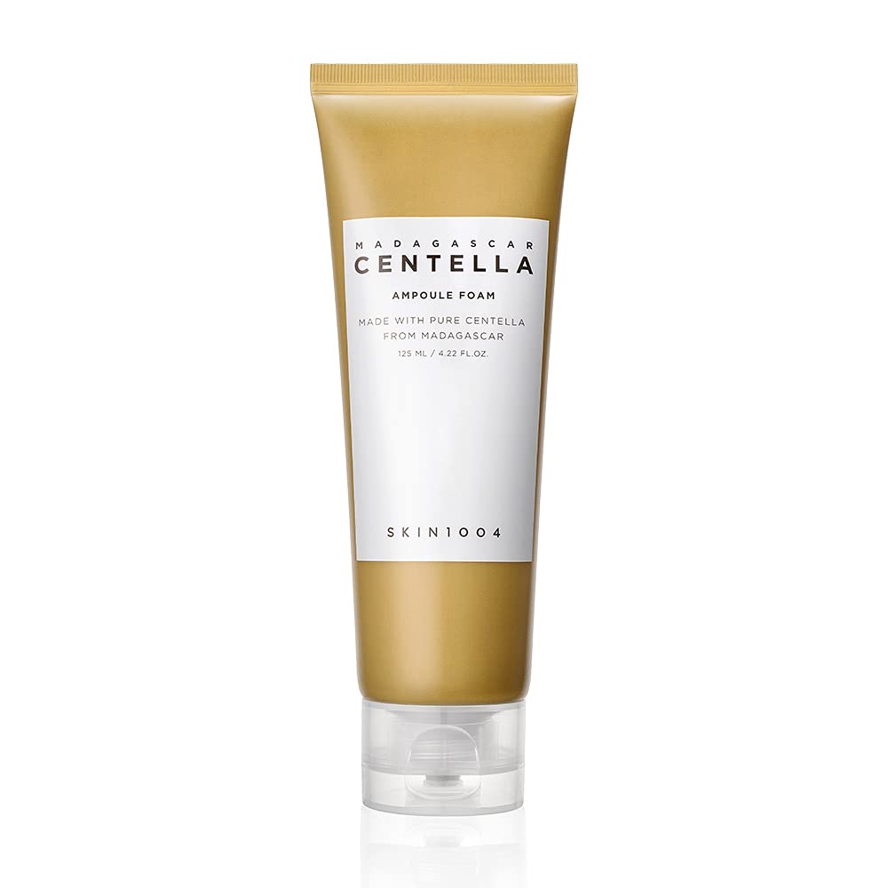 SKIN1004 Ampoule mousse centella de Madagascar 125 ml | Nettoyant moussant à faible pH | Poudre de soude naturelle, tensioactif de noix de coco