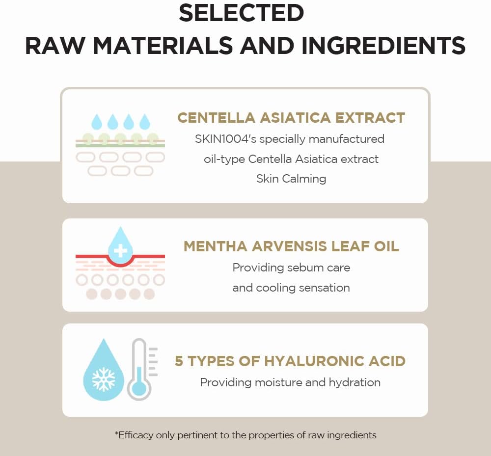 SKIN 1004 - Coffret de masques en ampoules à l'eau et au gel centella de Madagascar