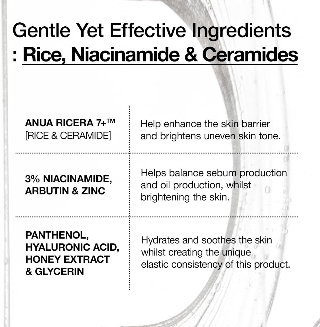 Sérum barrière hydratant ANUA Rice Ceramide 7 50 ml