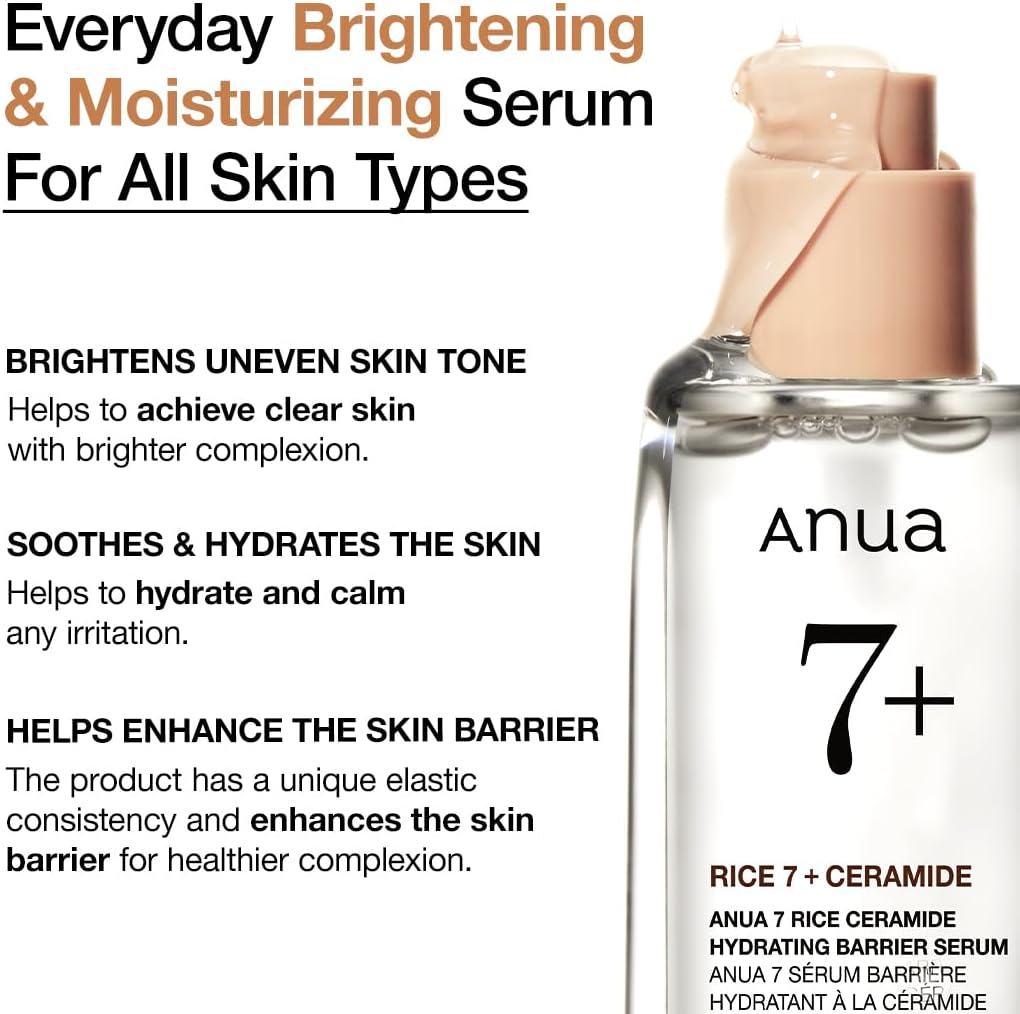 Sérum barrière hydratant ANUA Rice Ceramide 7 50 ml