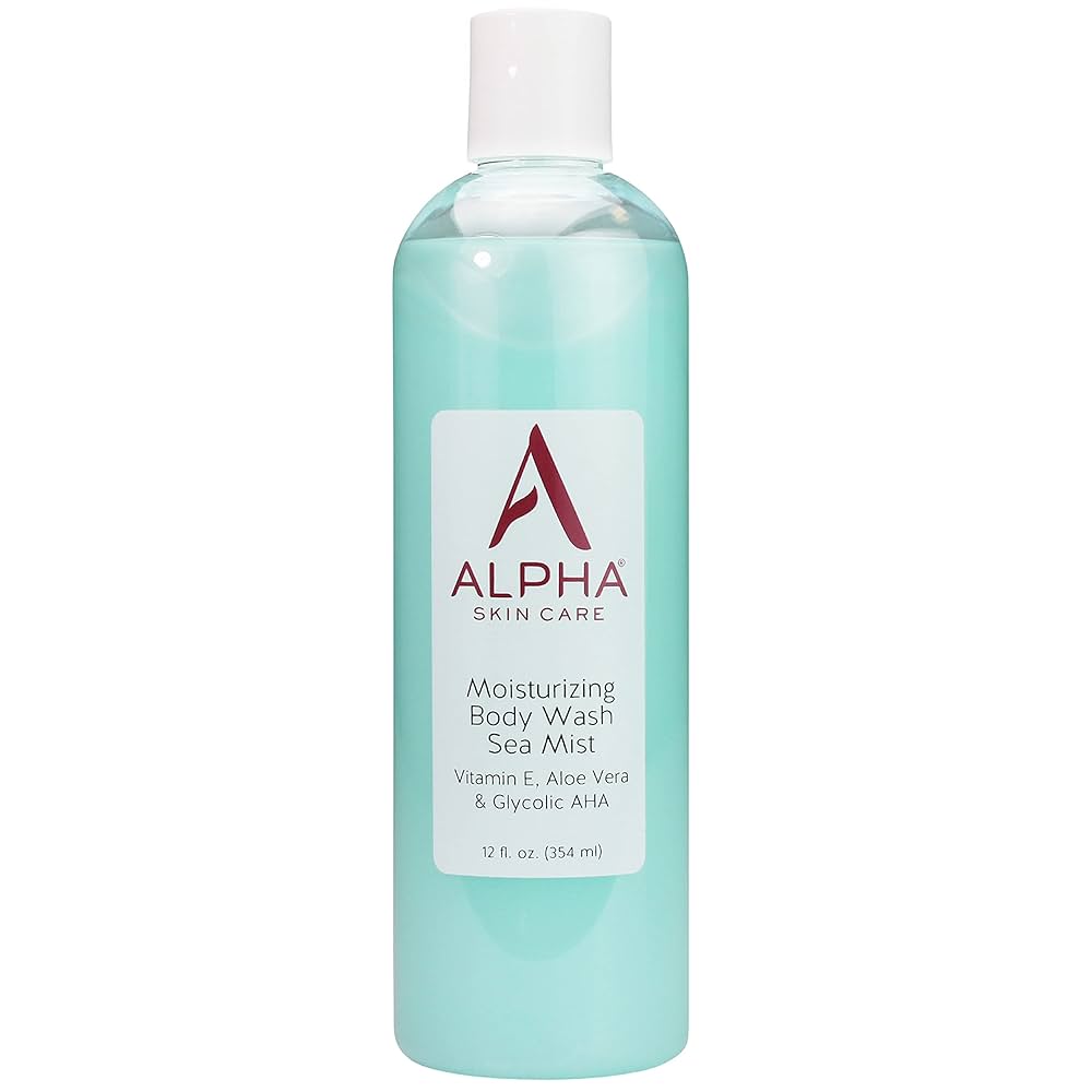 Gel douche régénérant Alpha Skincare – Nettoyant exfoliant et lissant