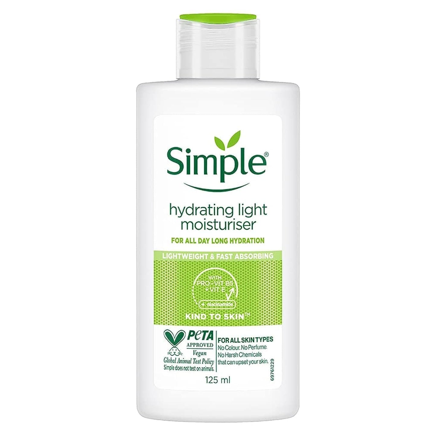 SIMPLE FACE MOISTURISER 125ML