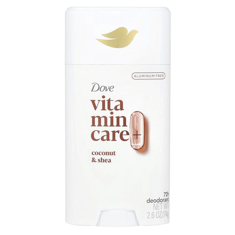 DOVE VITAMIN CARE+ ALUMINUM-FREE DEODORANT 72H BREATHABLE ODOUR PROTECTION WITH VITAMIN B3+E (75 G )