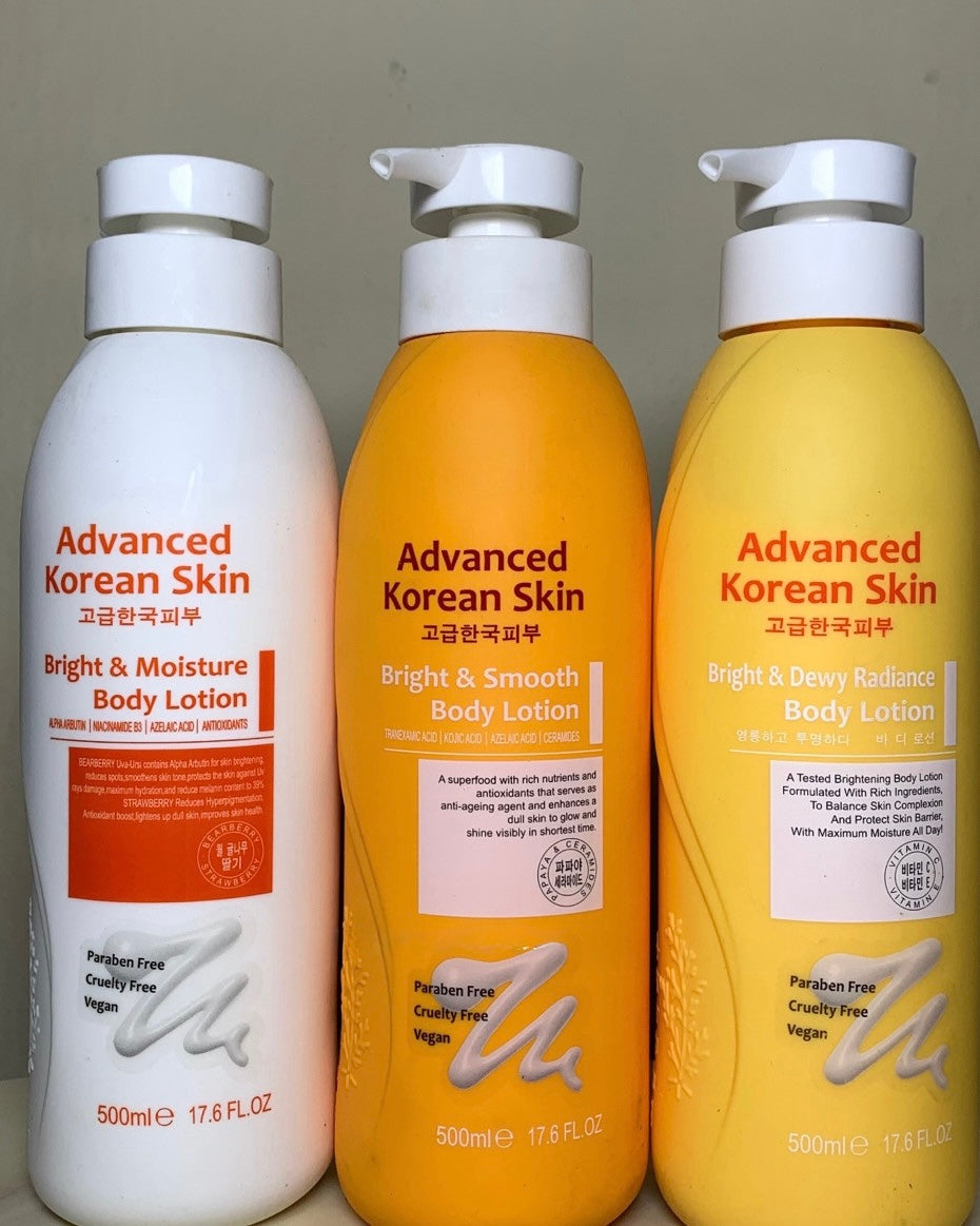 ADVANCED KOREAN SKIN BRIGHT & SMOOTH BODY LOTION (500ML)