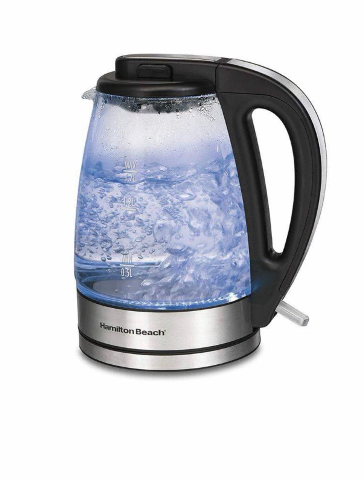 HAMILTON BEACH 40865C 1.7-LITER GLASS KETTLE