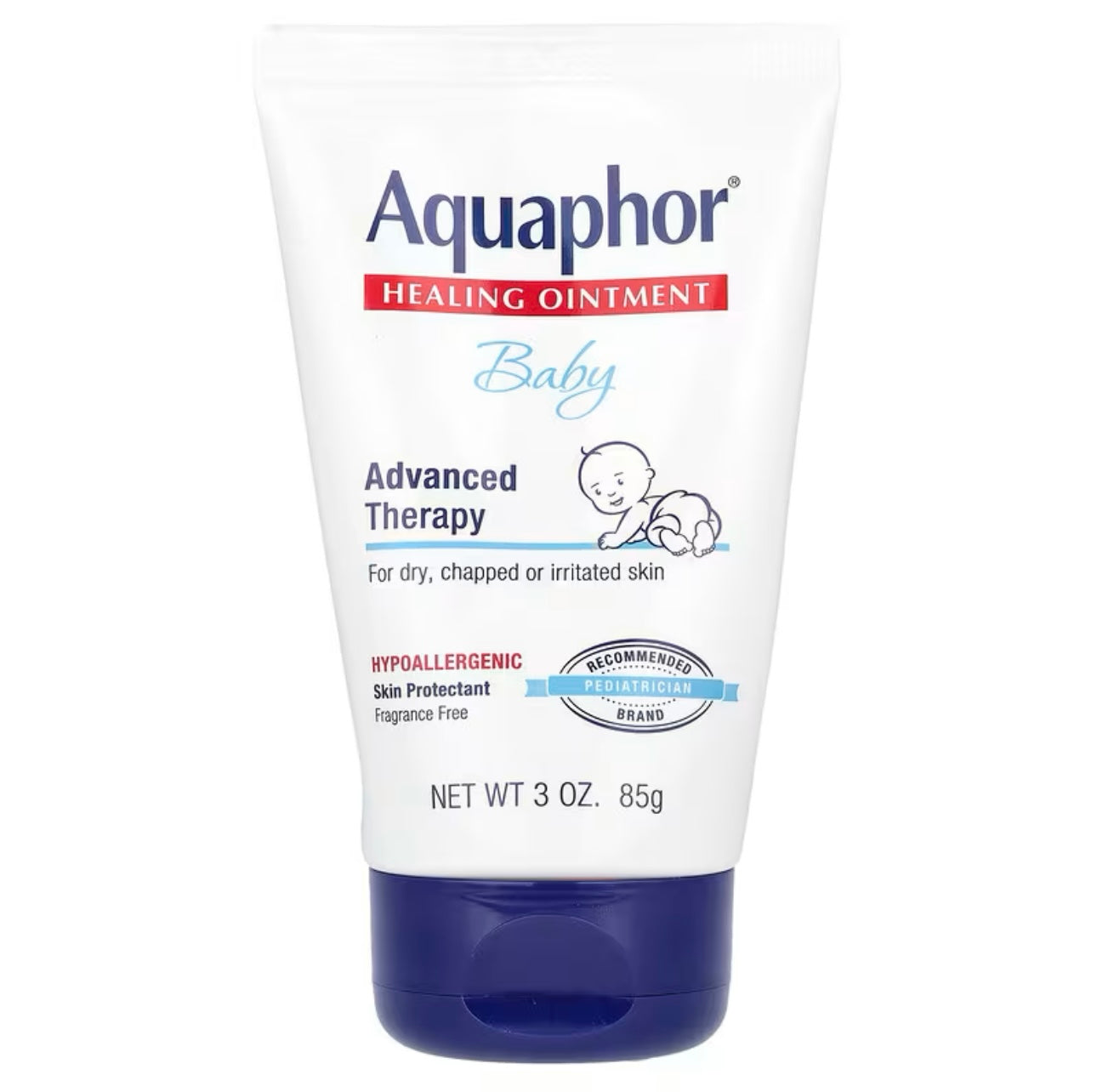 Aquaphor Baby, Healing Ointment, Fragrance Free, 3 oz (85 g)