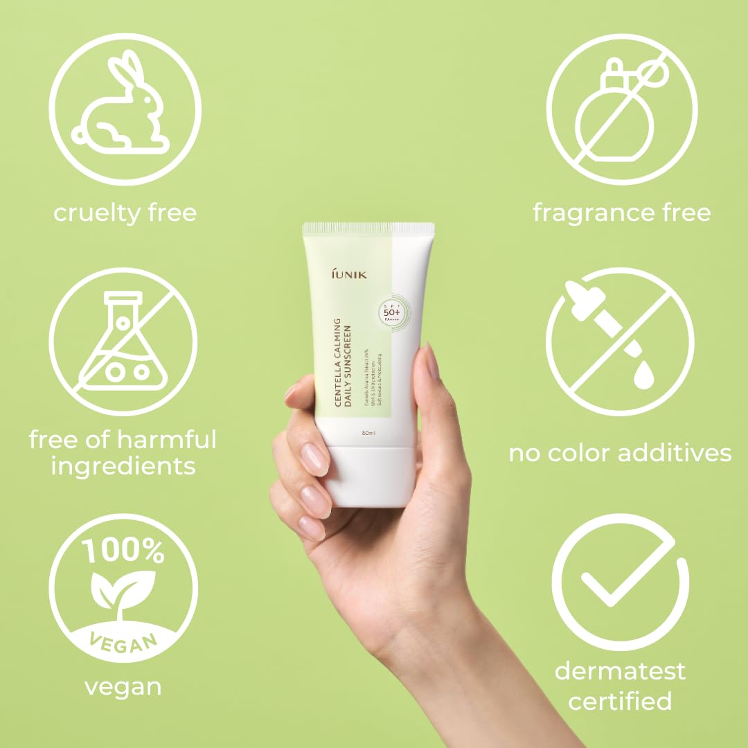 IUNIK - CENTELLA CALMING DAILY SUNSCREEN SPF 50+ PA++++ (60ML)