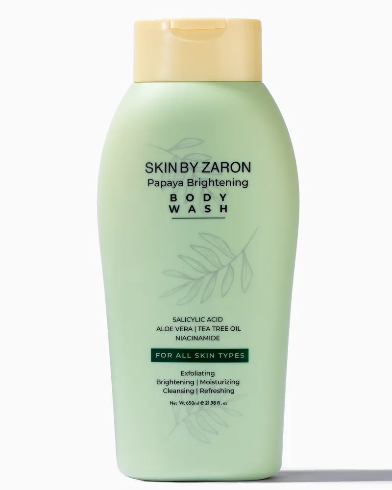 SKIN BY ZARON PAPAYA BRIGHTENING BODY WASH
