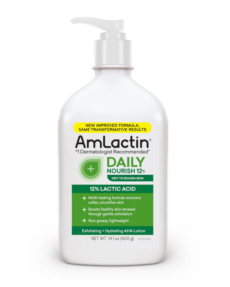 Amlactin Daily Nourish Lotion with 12% Lactic Acid ā 7.9oz / 225g