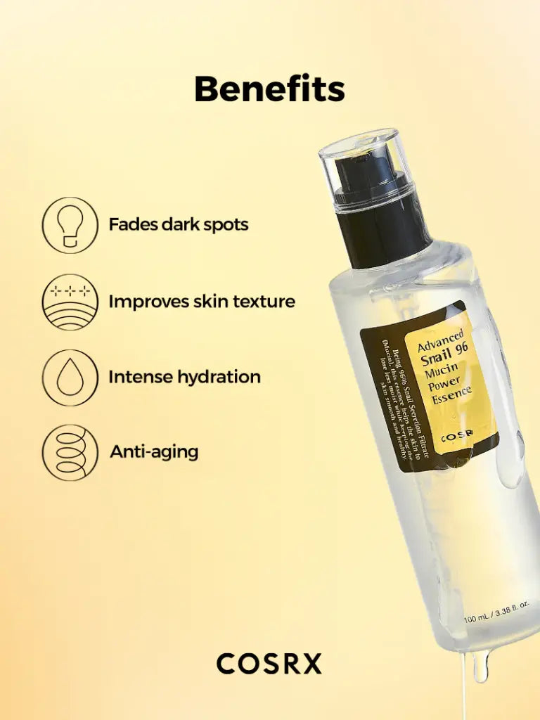 COSRX - Essence puissante de mucine d'escargot avancée 96