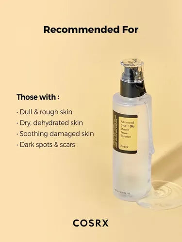 COSRX - Essence puissante de mucine d'escargot avancée 96