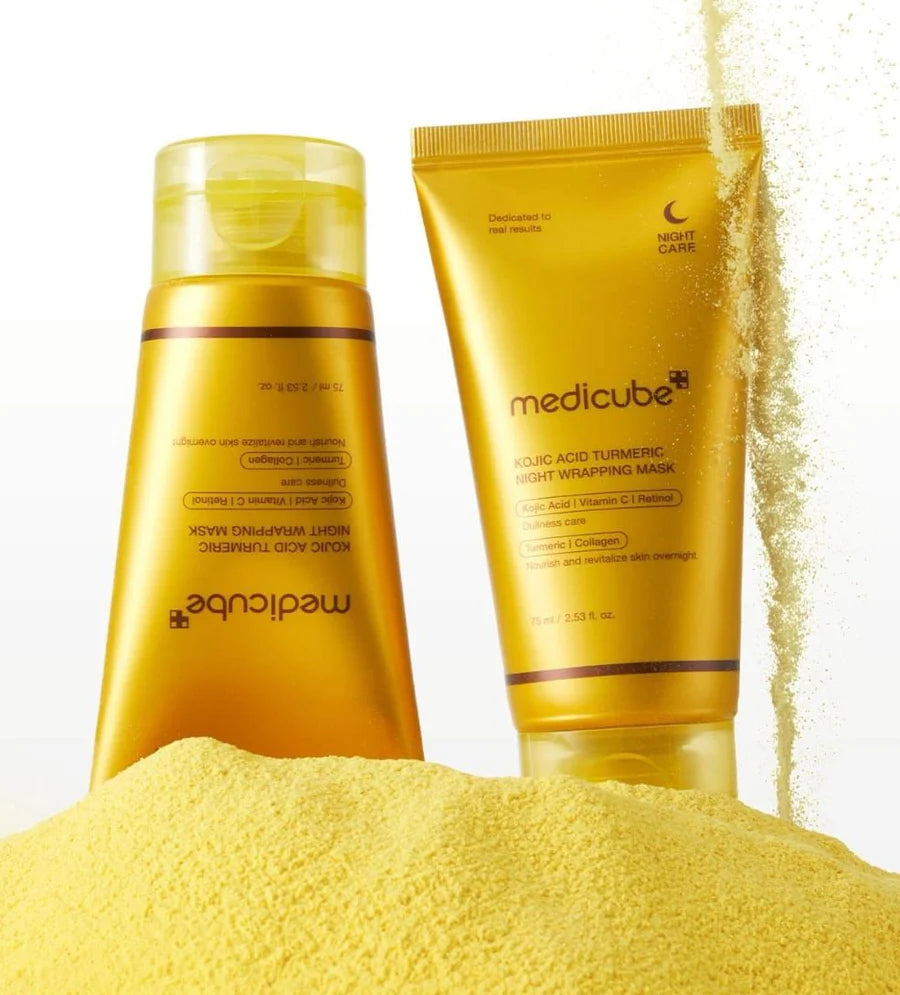 Medicube - Masque de nuit enveloppant à l'acide kojique et au curcuma