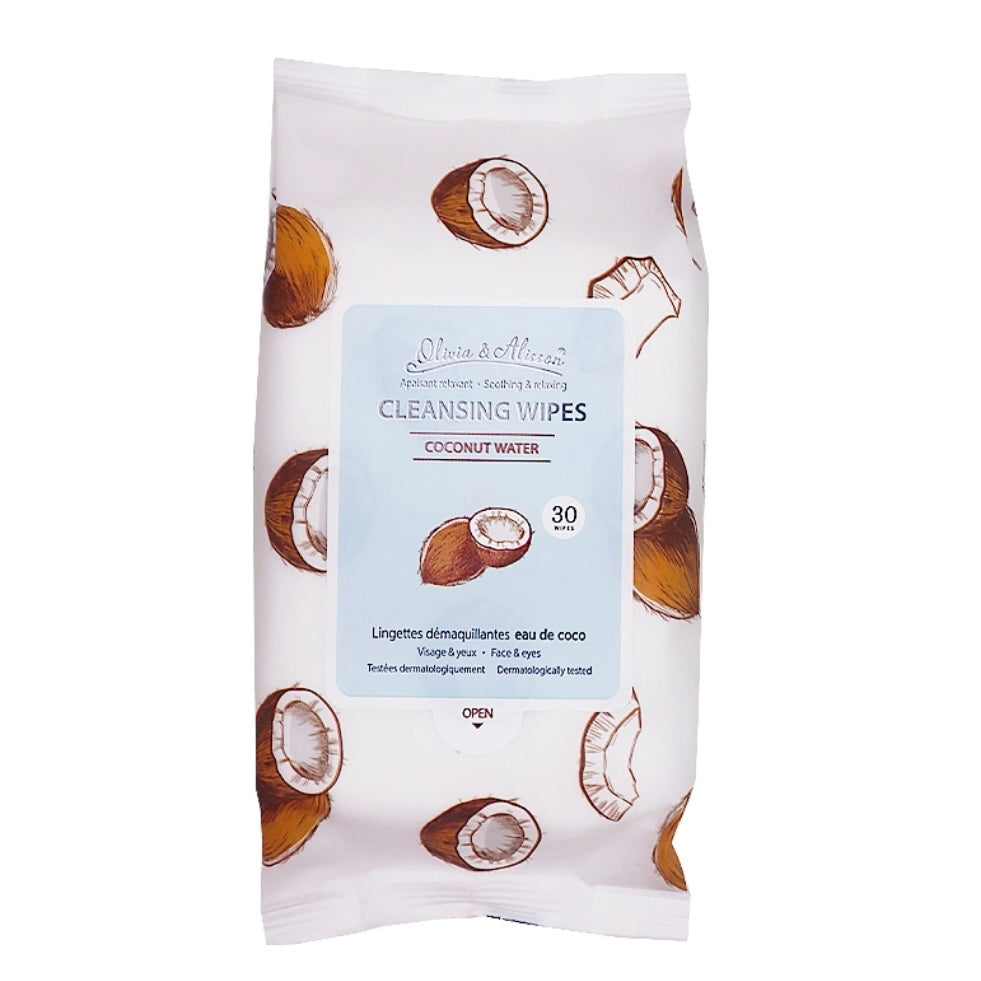 LINGETTES VISAGE À L'EAU DE COCO