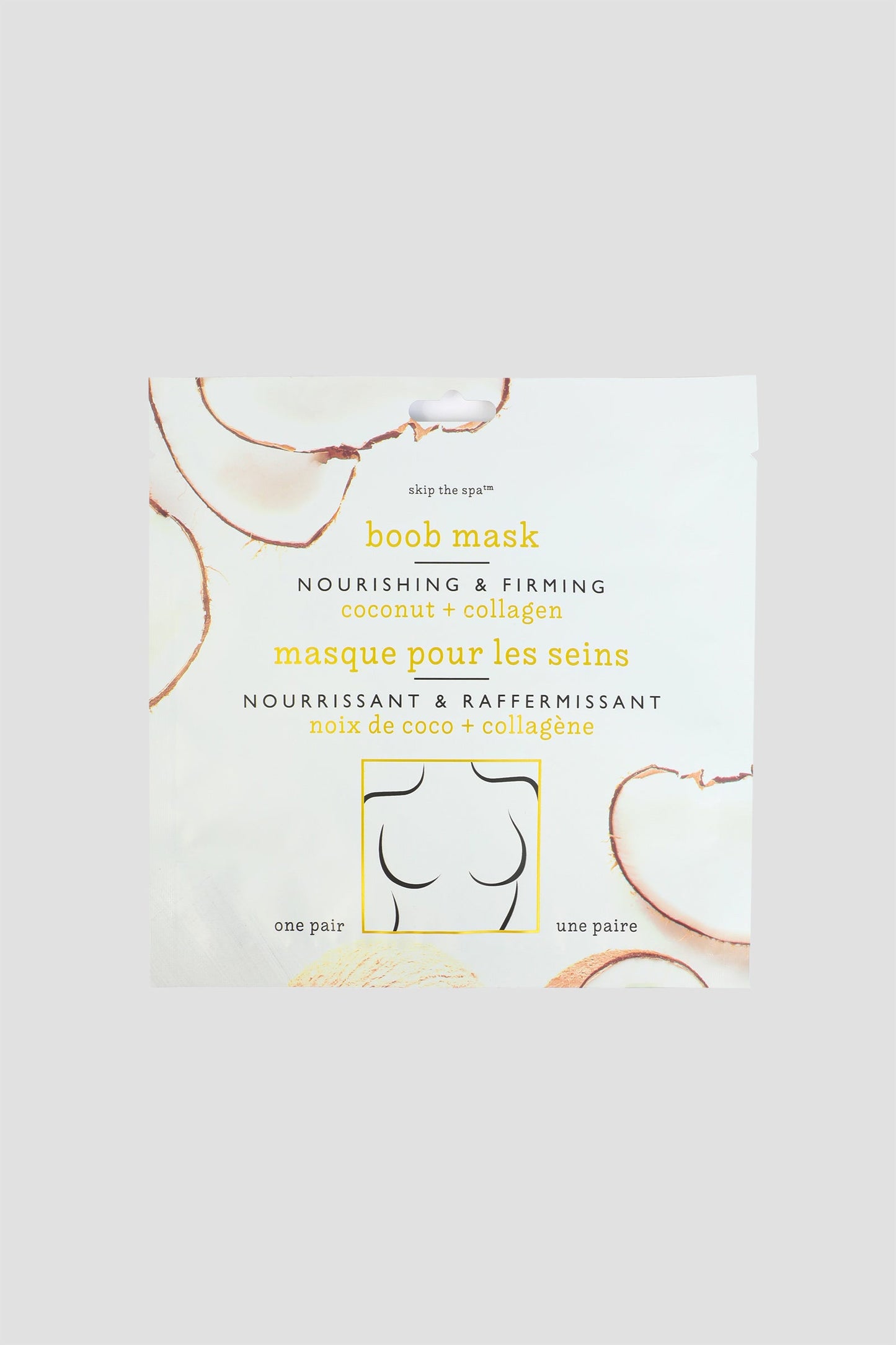 Masque nourrissant et raffermissant pour les seins