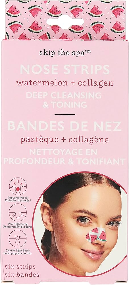 Bandes nasales à la pastèque et au collagène