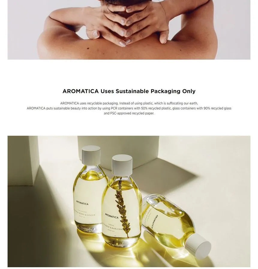 AROMATICA - Huile corporelle sereine Lavande et Marjolaine