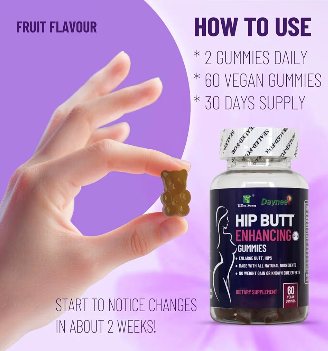 DAYNEE HIP & BUTT ENHANCING GUMMIES SUPPLEMENT