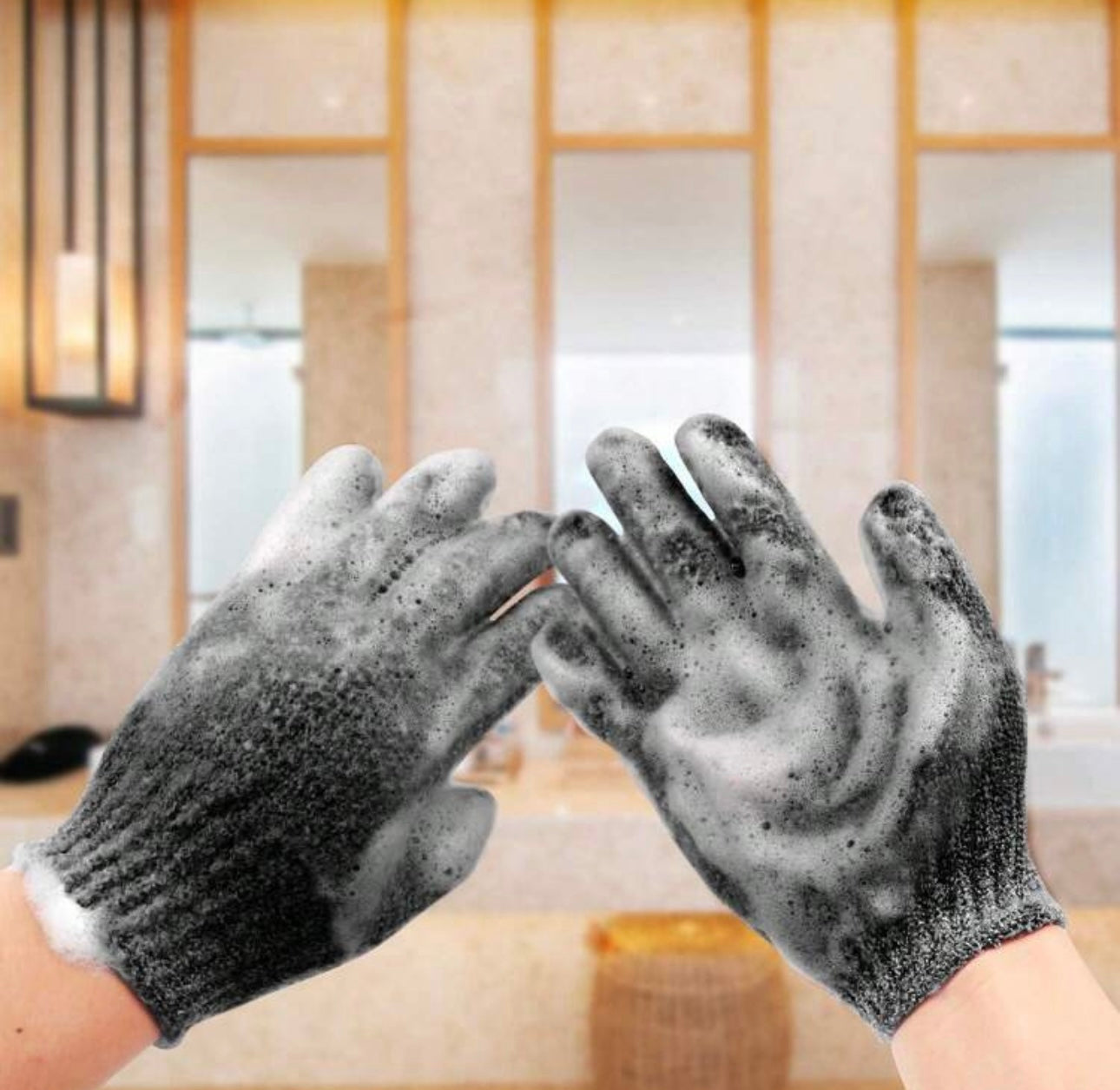 Gants exfoliants – Gommage de qualité spa pour une peau lisse et saine