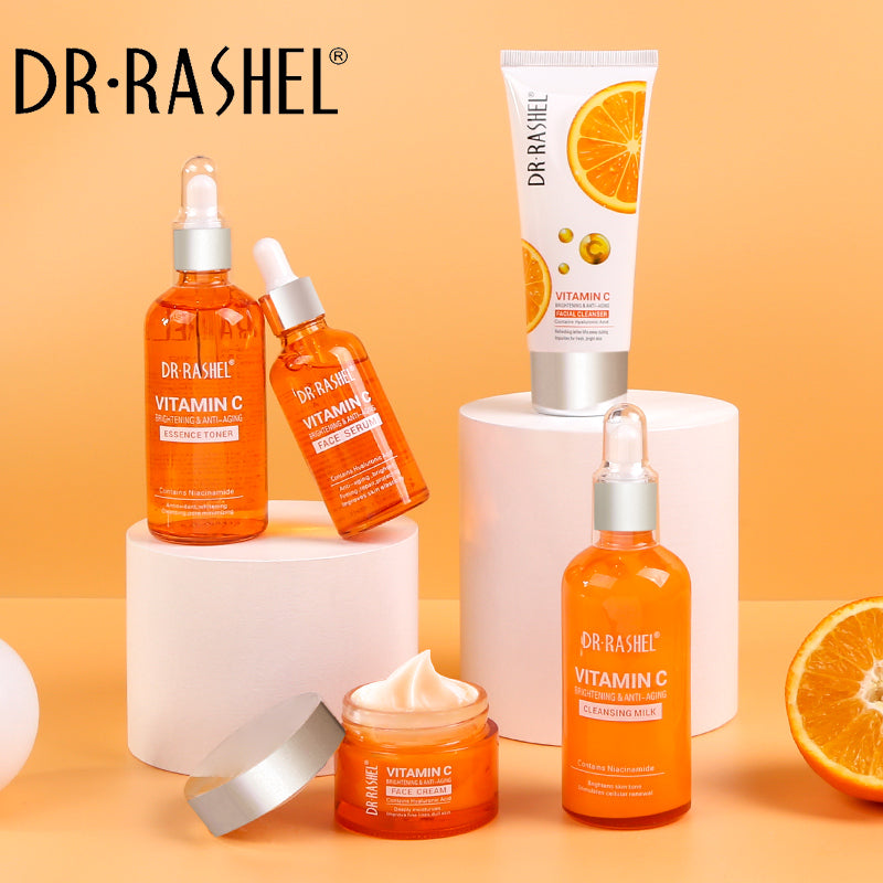 DR. RASHEL VITAMIN C BRIGHTENING ANTI AGING FACE SKIN CARE SET – PACK OF 5