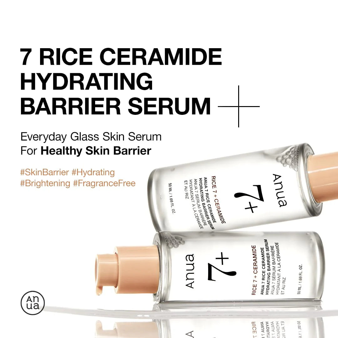 ANUA 7 RICE CERAMIDE HYDRATING BARRIER SERUM (50ML)