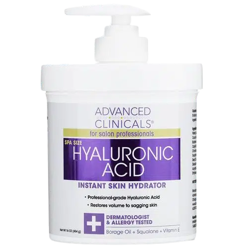 ADVANCED CLINICALS HYALURONIC ACID ADVANCED FIRMING BODY CREAM 16 OZ (454 G)
