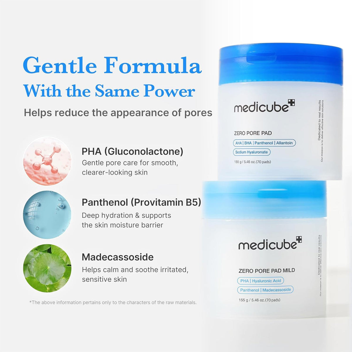 MEDICUBE 2024 ZERO PORE PAD MILD (155g / 70pcs) image 3