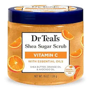 Gommage corporel au sucre de karité du Dr Teal, agrumes aux huiles essentielles et à la vitamine C, 530 ml 