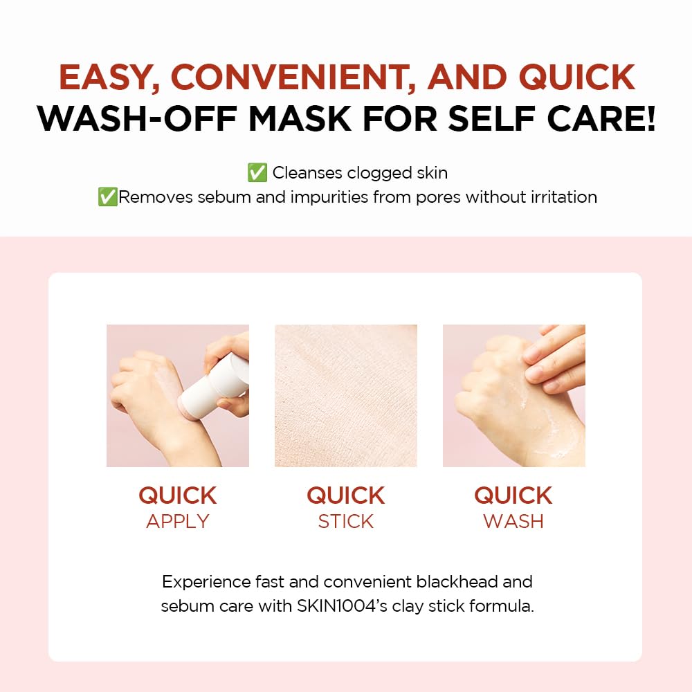 SKIN 1004 - Masque stick argileux porisant à la centella de Madagascar