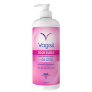 VAGISIL FEMININE WASH FOR INTIMATE AREA HYGIENE ODOR BLOCK 16.9 OZ WITH PUMP