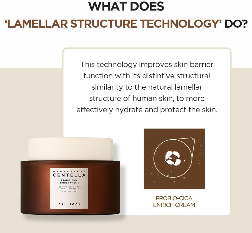 SKIN 1004 - Crème Enrichissante Centella Probio-Cica de Madagascar 
