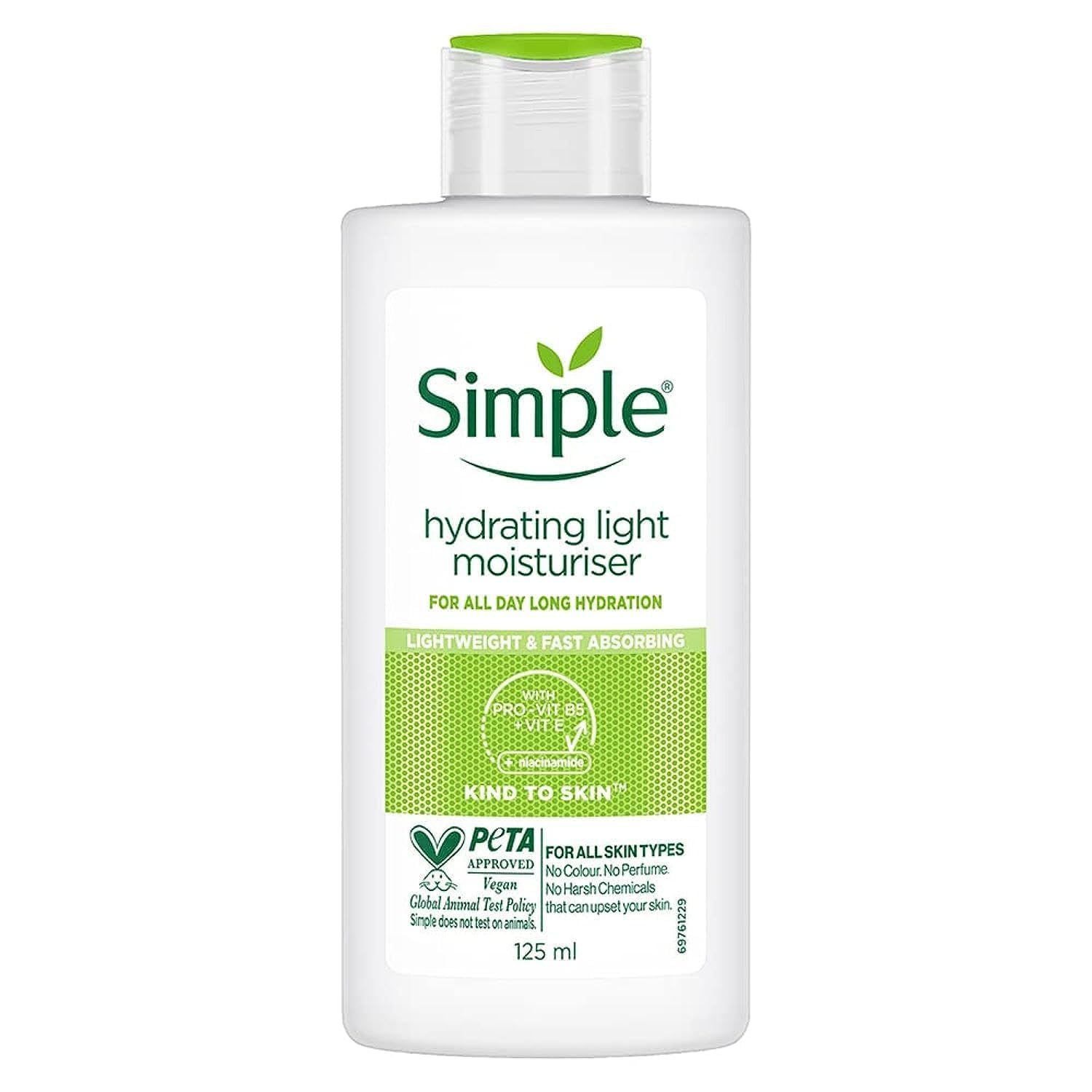 SIMPLE  FACE MOISTURISER 125ML