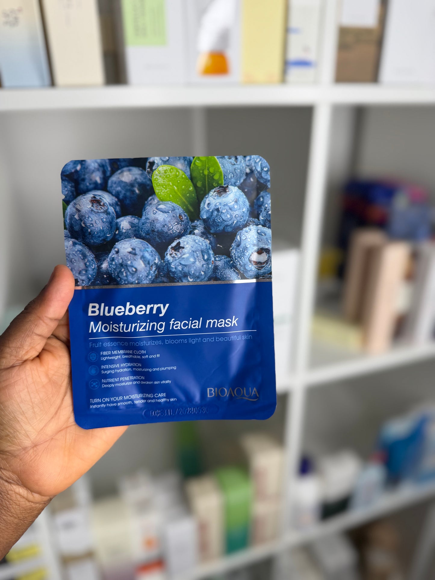 BIOAQUA NATURAL ESSENCE FACE SHEET MASK HYDRATING, BRIGHTENING & SMOOTHING (fruity)