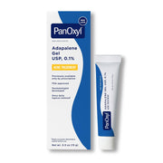 Gel sans rinçage PanOxyl Adapalene 0,1 %, 30 jours d'utilisation, traitement anti-acné au gel rétinoïde, peau à tendance acnéique, sans huile, sans parfum, 14 g 