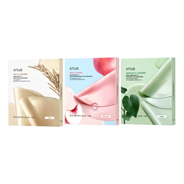 Anua - Coffret de masques au collagène