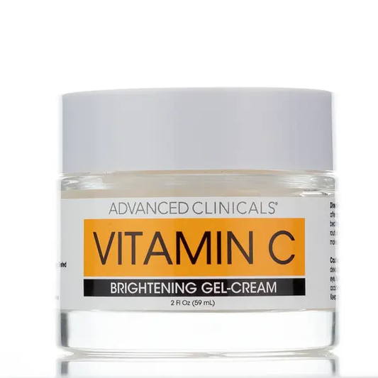 ADVANCED CLINICALS VITAMIN C BRIGHTENING GEL FACE CREAM 2 OZ