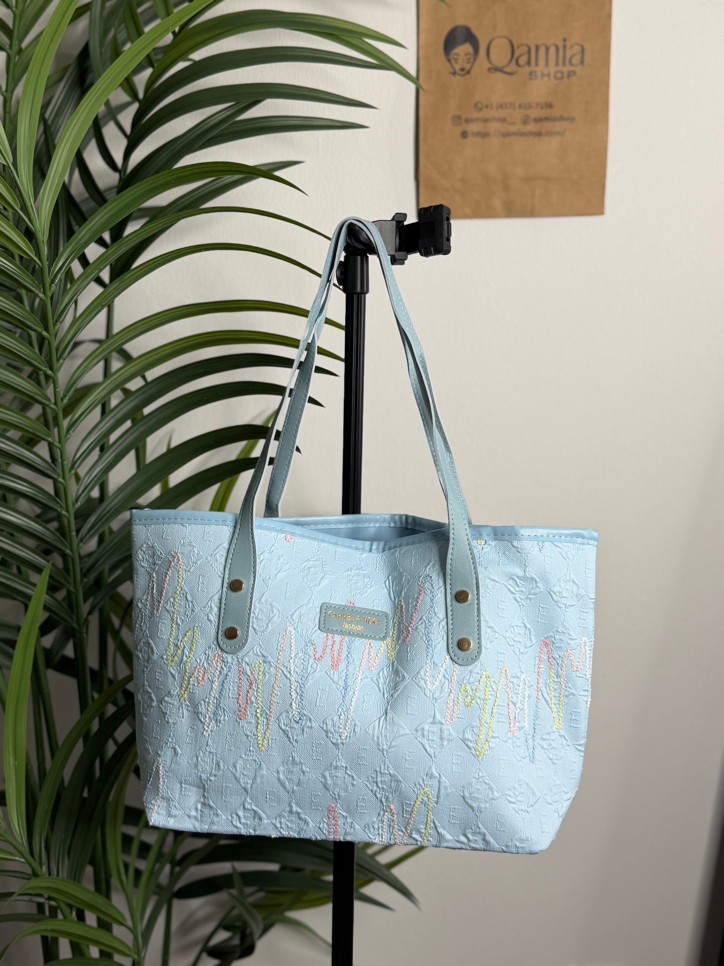 CANVAS TOTE BAG DURABLE MULTI-PURPOSE SHOULDER BAG