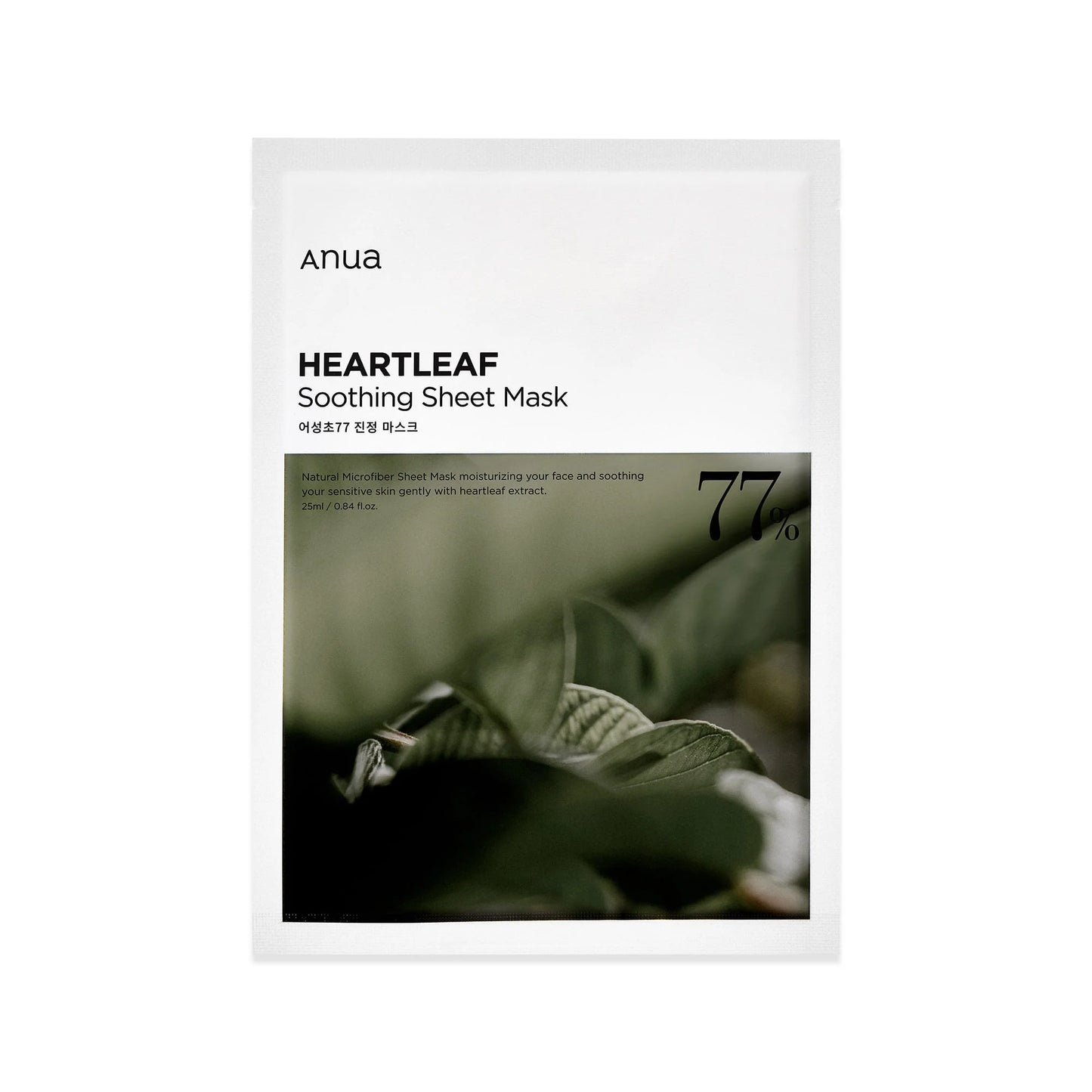 ANUA HEARTLEAF 77% SOOTHING SHEET MASK (1PC)