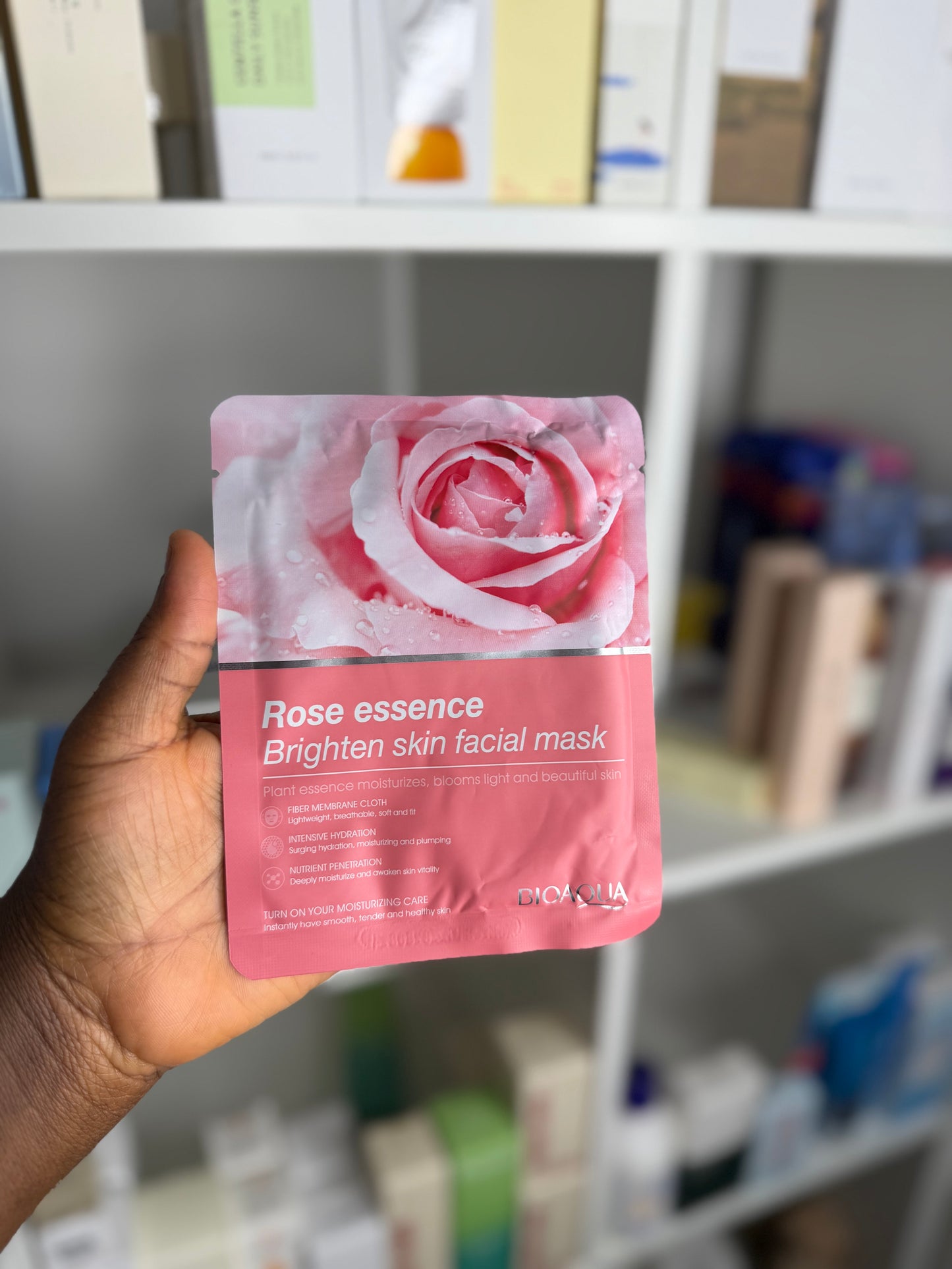 BIOAQUA NATURAL ESSENCE FACE SHEET MASK HYDRATING, BRIGHTENING & SMOOTHING (fruity)