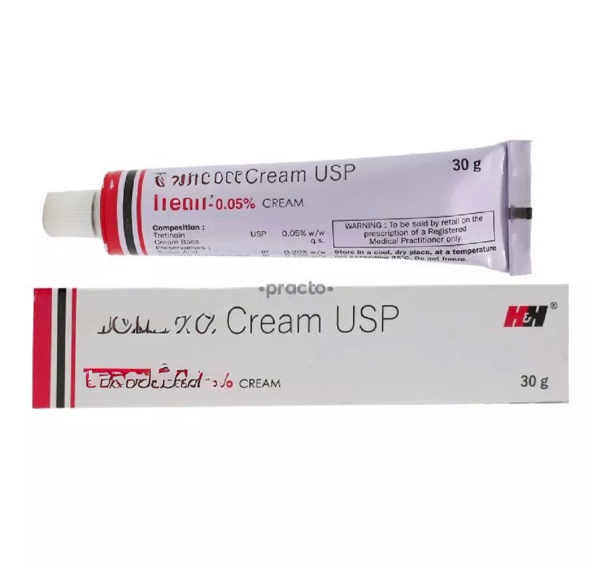 CRÈME TRÉTINOÏNE USP TRETIN 0,05% CRÈME (30G)