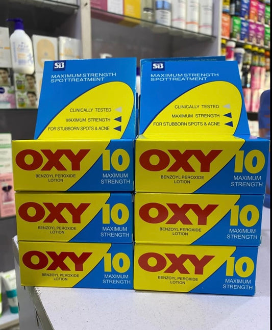 Oxy 10 Benzoyl Peroxide Lotion For Spot & Acne Treatment (30ml)