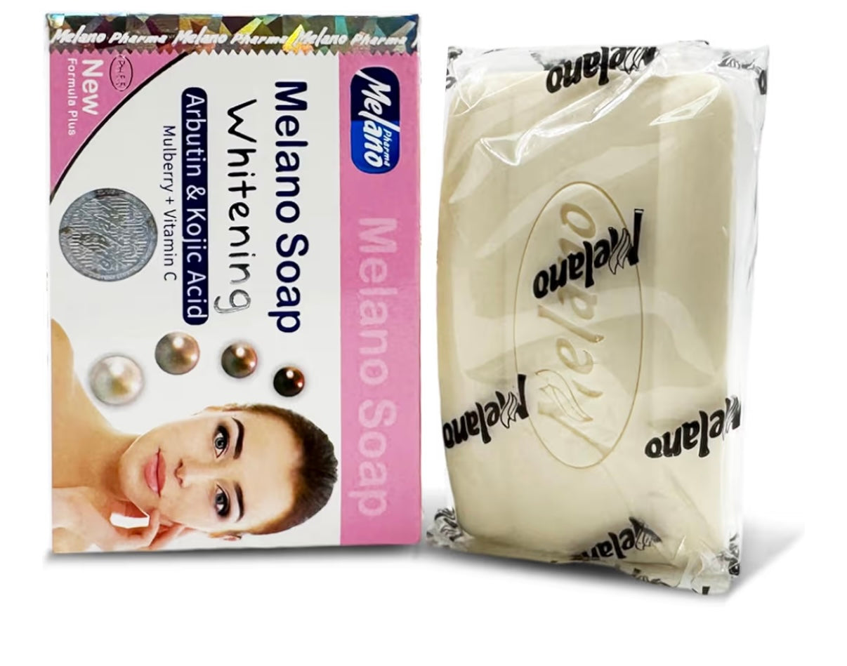 MELANO PHARMA WHITENING FACE SOAP WITH ARBUTIN & VITAMIN C – 100
