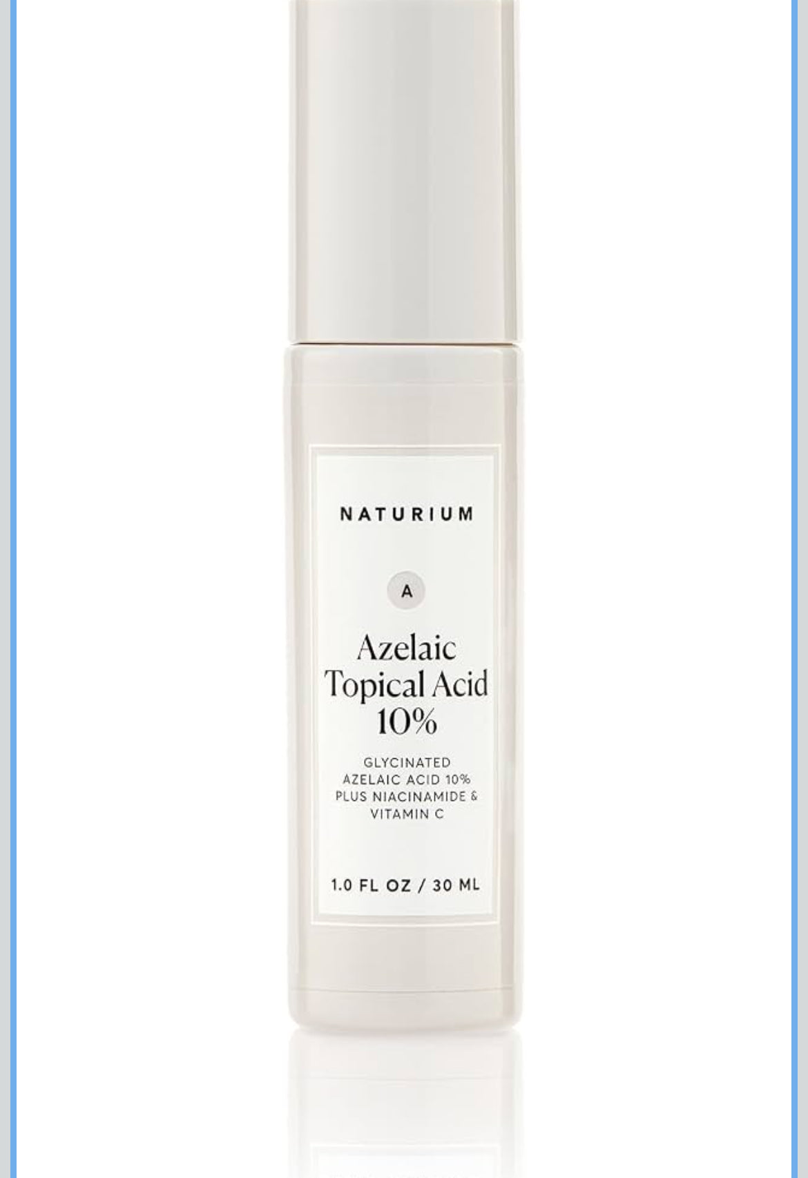 Naturium Azelaic Topical Acid 10% Face Serum, 30 ml / 1.0 fl oz