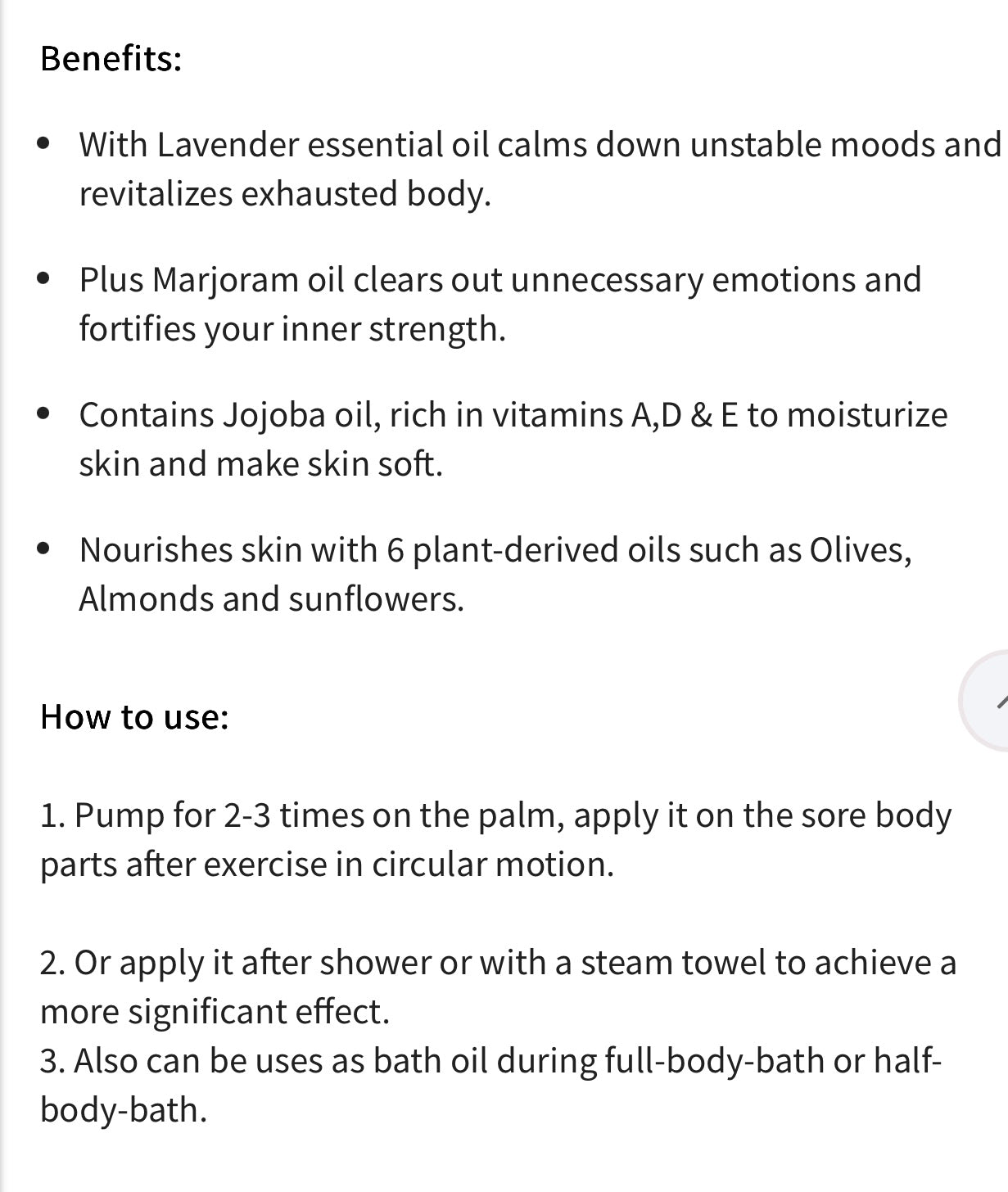 AROMATICA - Serene Body Oil Lavender & Marjoram