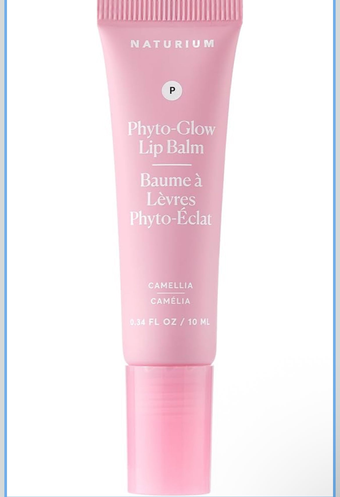 Naturium Phyto-Glow Lip Balm | With Shea Butter & Squalane, Sheer Tinted Colour | 0.34 FL OZ / 10 ml