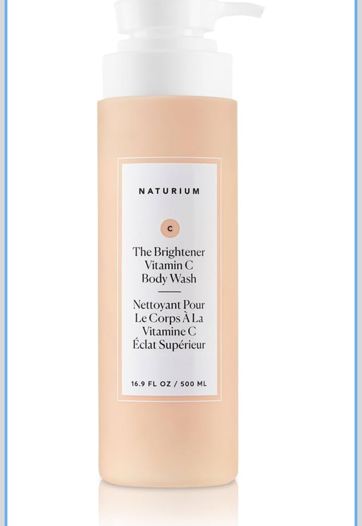 Naturium The Brightener Vitamin C Body Wash, 500 ml / 16.9 fl oz