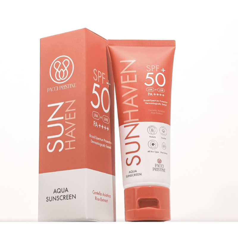 Pacci Pristine Sun Haven Aqua Sunscreen SPF 50