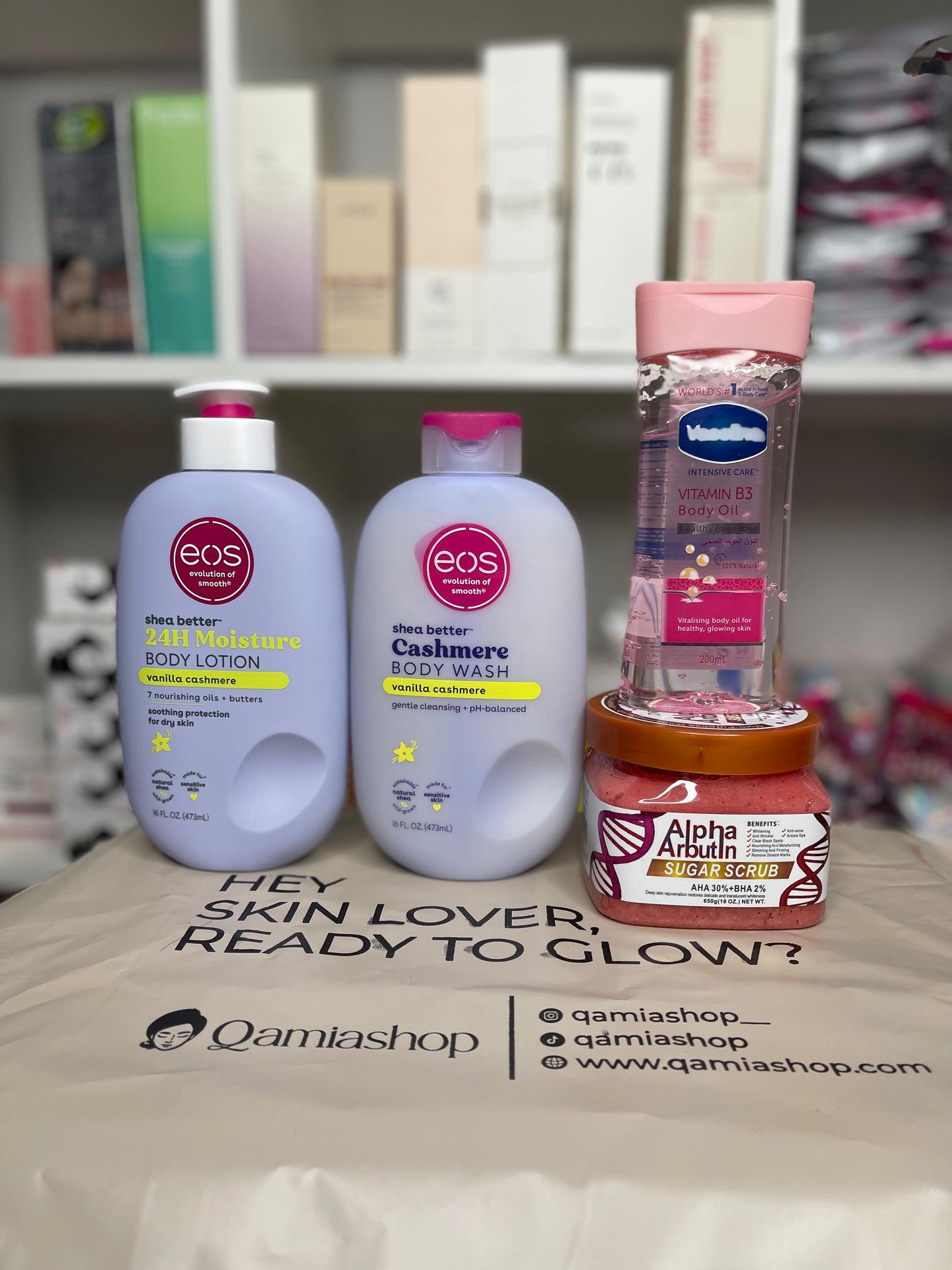 THE SHEA BUTTER BODY MOISTURIZING COMBO