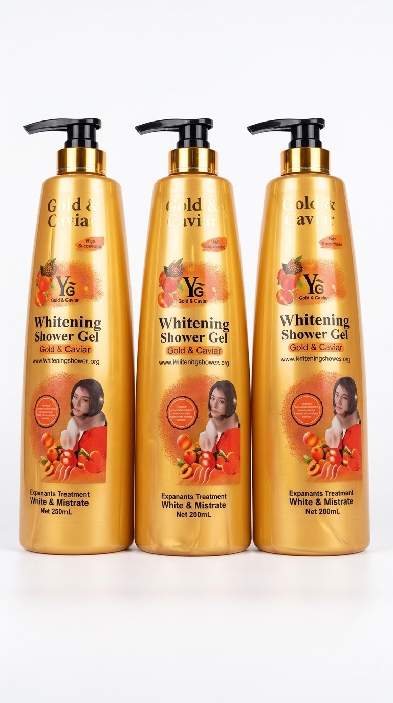 YC Whitening Gold Foil Caviar Shower Gel 1000ml