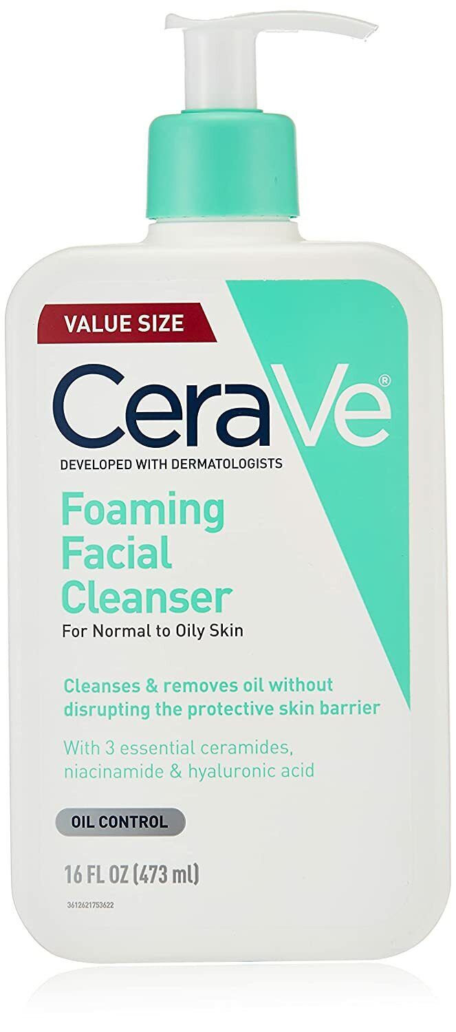 CERAVE FOAMING FACIAL CLEANSERS (16 fl oz)